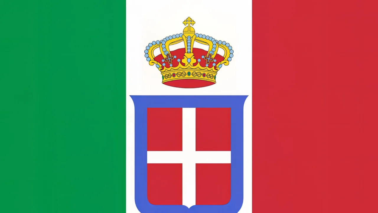 Old Italy flag, a captivating symbol of the nation's rich historical legacy