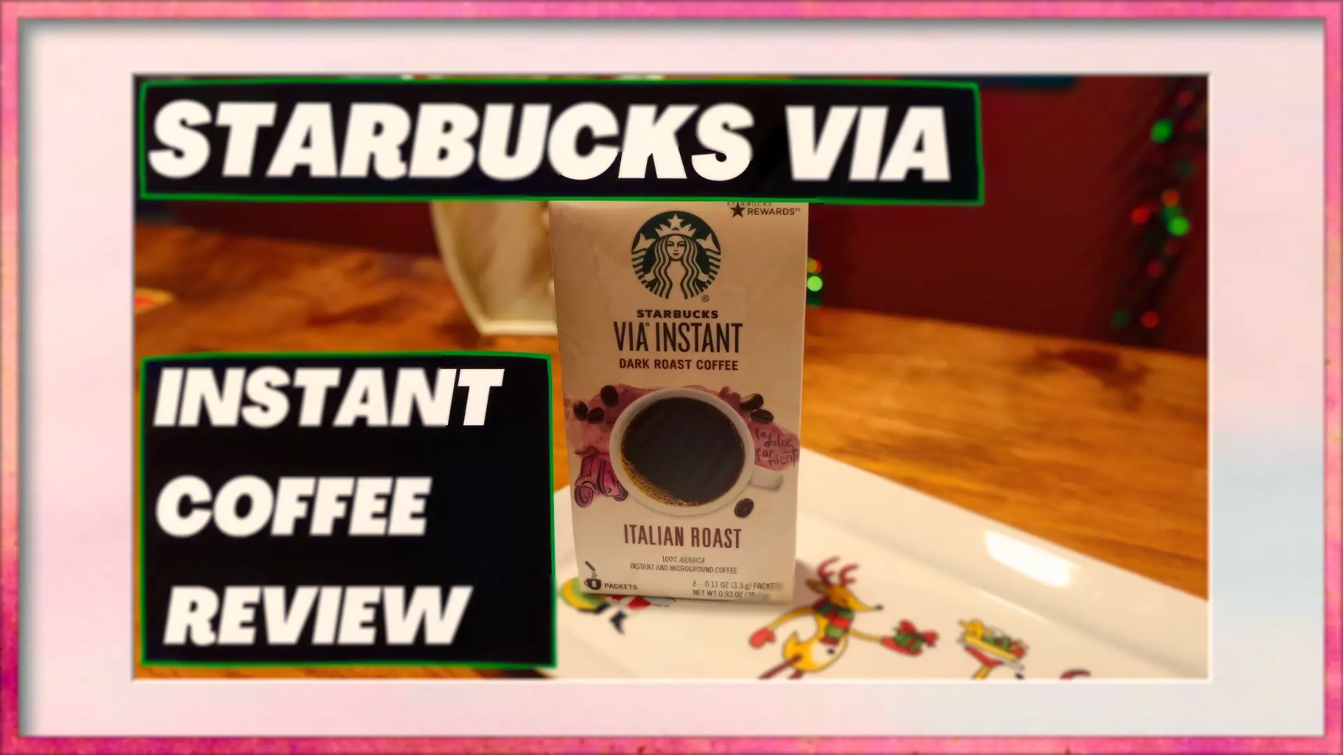 Starbucks Via Instant Italian Roast Dark Roast Coffee